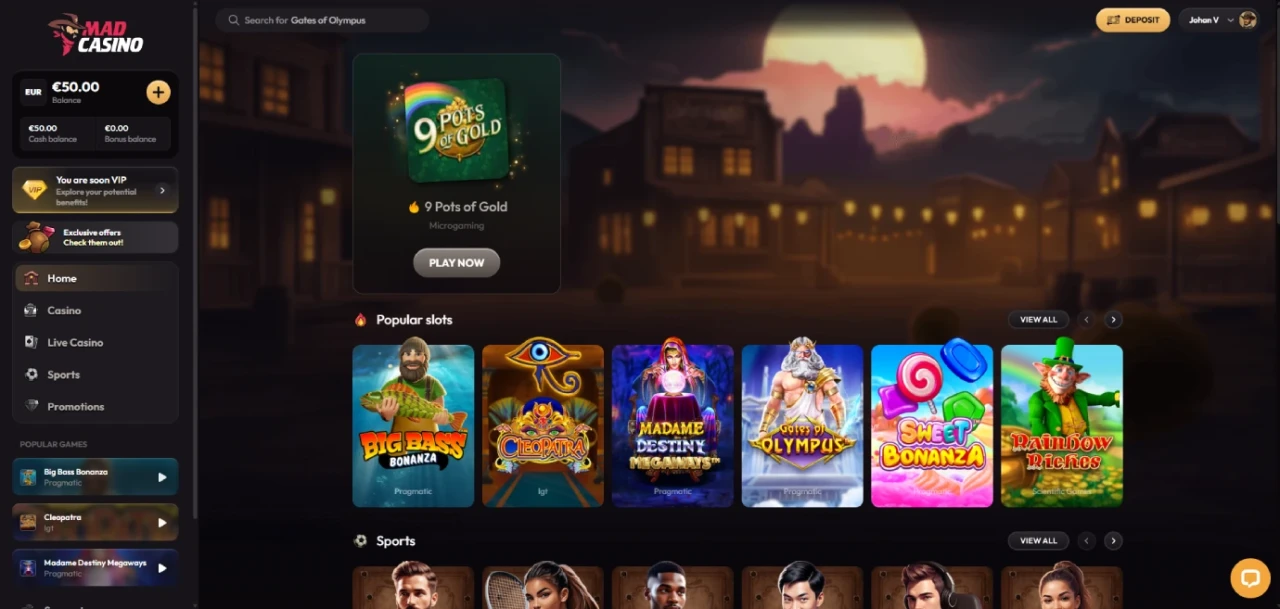 Mad Casino Not On Gamstop